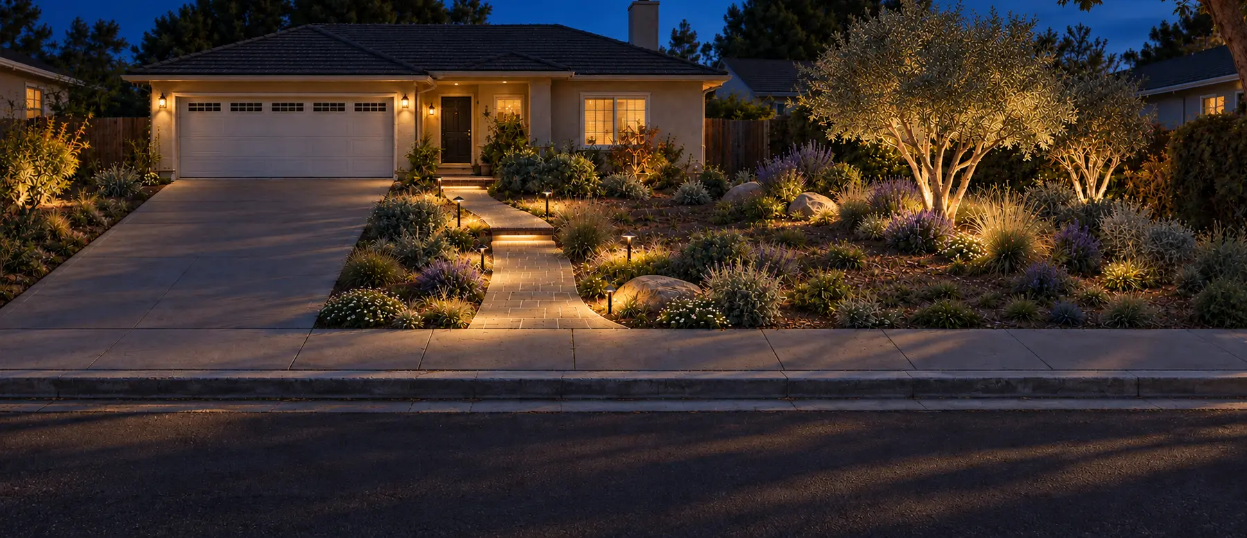 CRAFTERRA photorealistic landscape vision at twilight